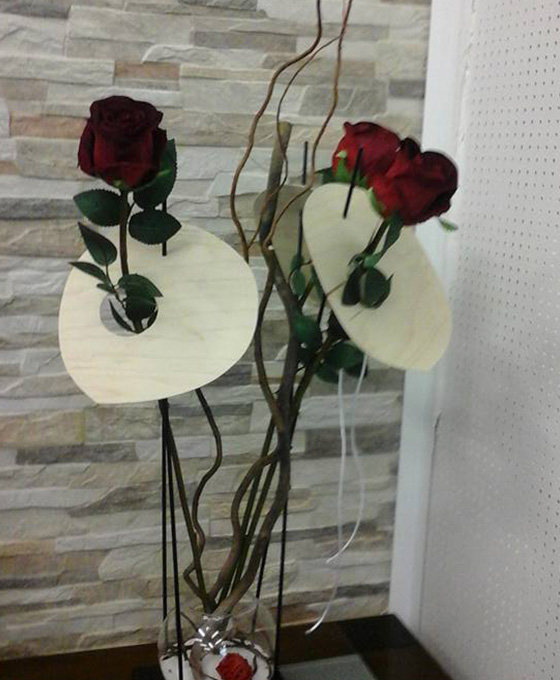 Rosas Rojas decorativas