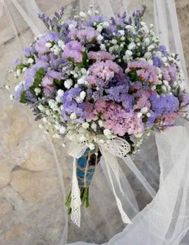 Ramo de Novias en tonos morados Ramo de novia en tonos morados