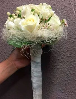 Ramo de Rosas Blancas para Novias Ramos de novias en Vilanova del Camí